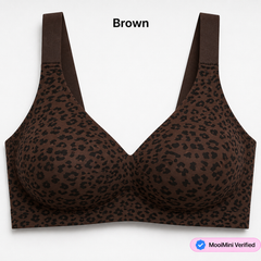 Leopard Print Jelly Push-Up Bra