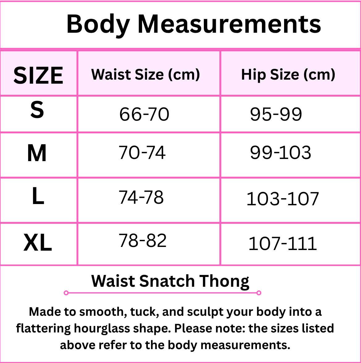 Waist Snatch Thong