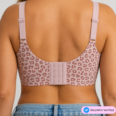 Leopard Print Jelly Push-Up Bra