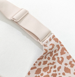 Leopard Print Jelly Push-Up Bra