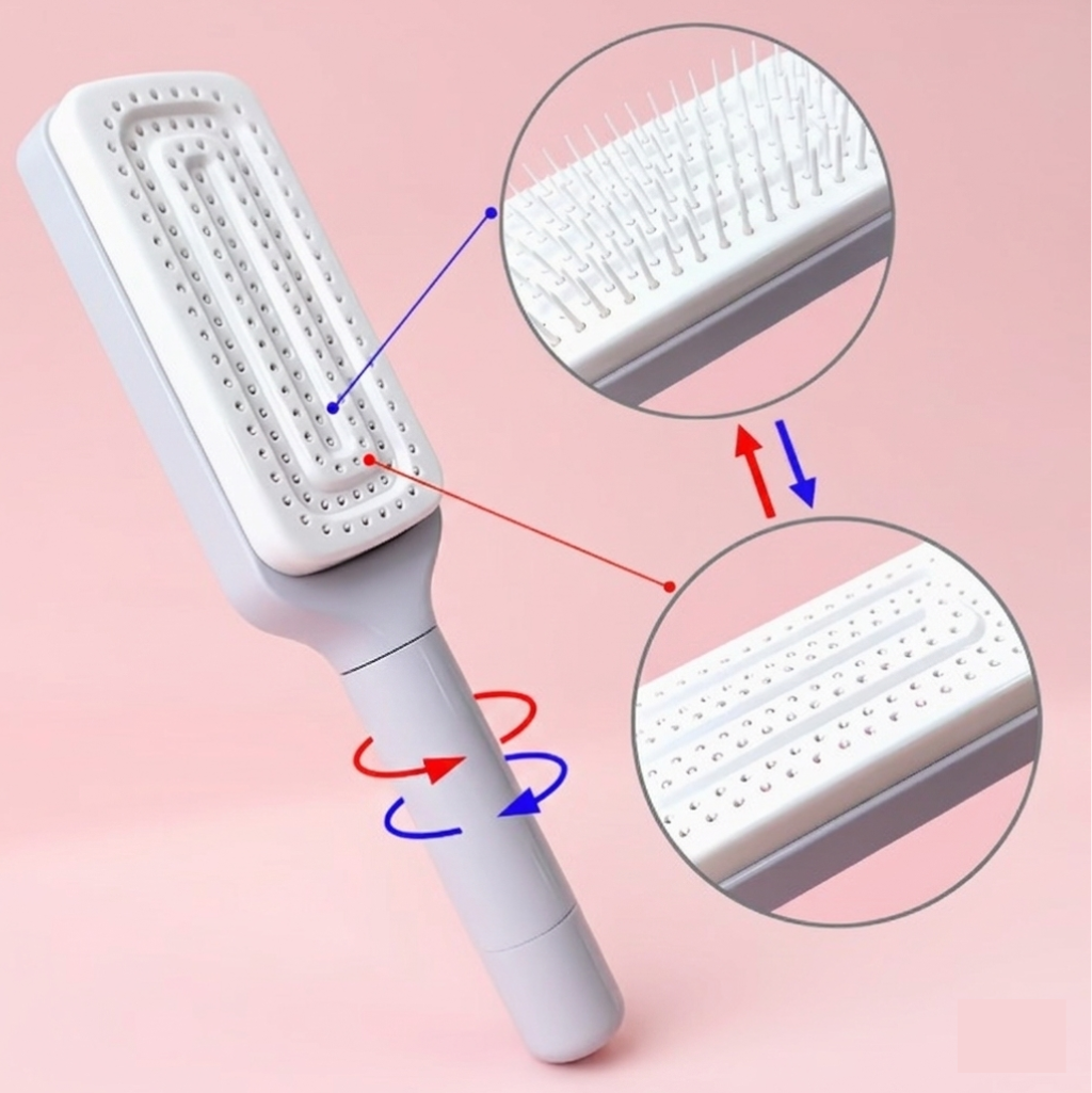 Self-Cleaning Hair Brush