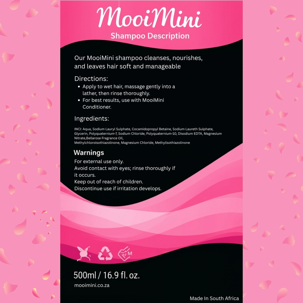 Mooi Mini Rose Shampoo