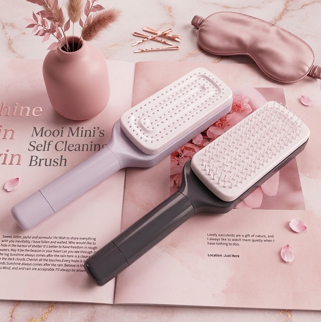 Self-Cleaning Hair Brush