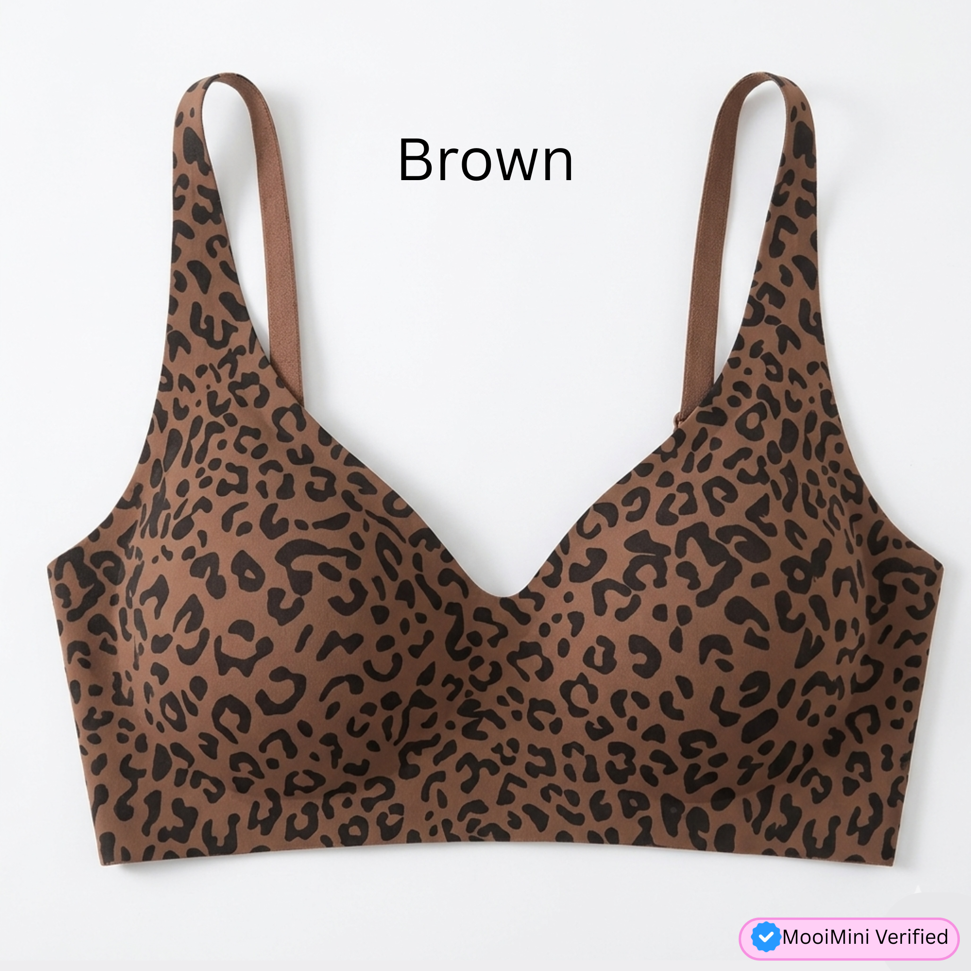 Leopard Seamless Bra