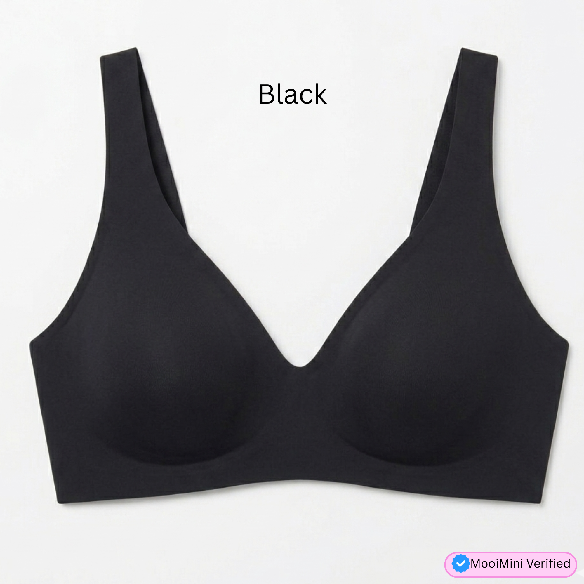 Deep V Jelly Push-Up Bra